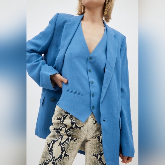 IDARA JACKET SKY BLUE PETAR PETROV - Picture 4 of 12